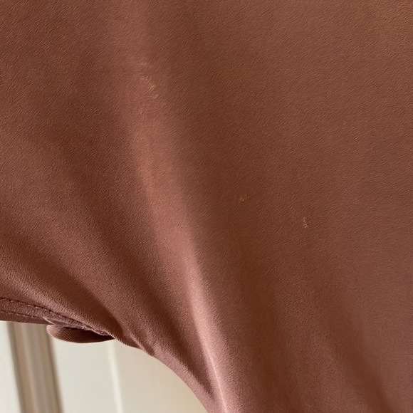 mauve crop top short sleeve - Picture 2 of 2